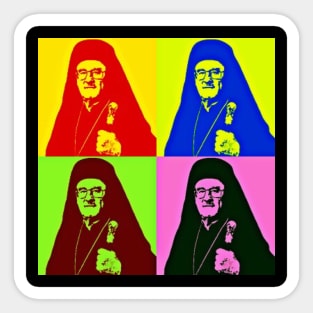 Metropolitan Philip Pop Art Sticker